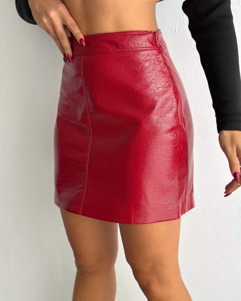 Fierce Leather Luxe Skirt