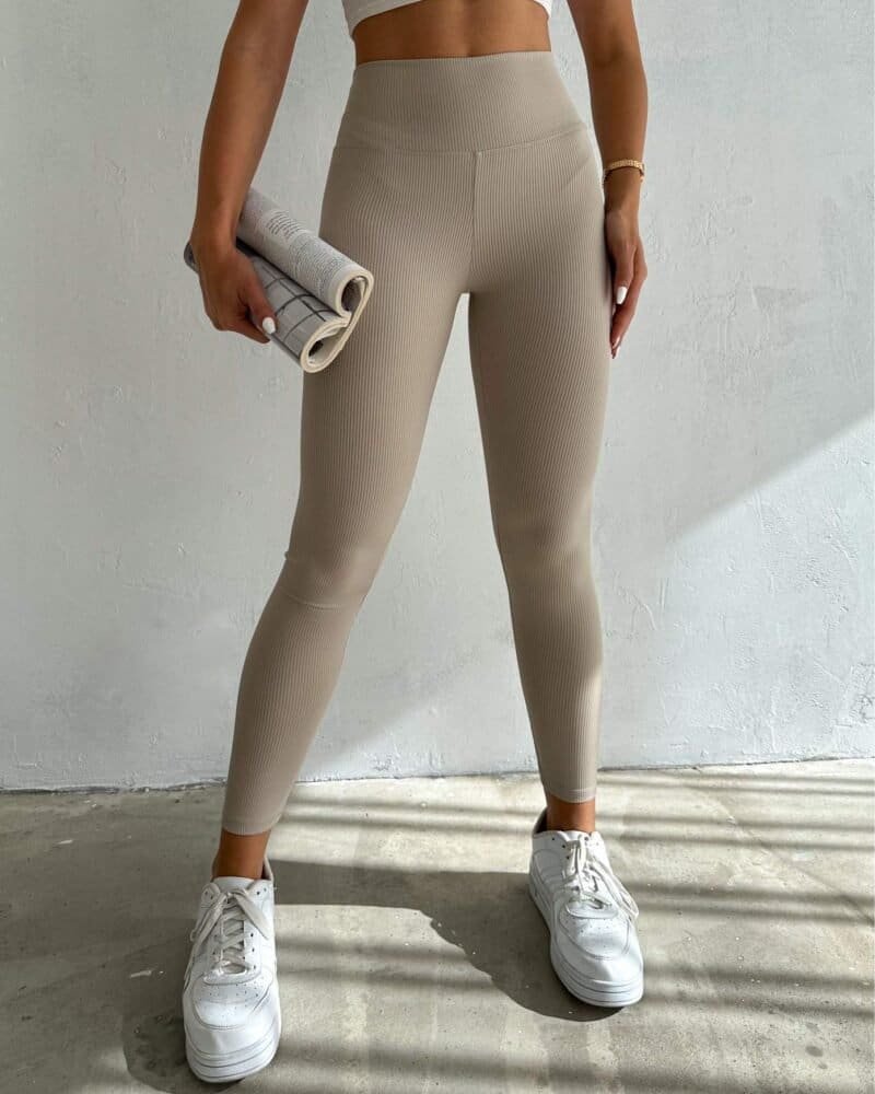 Everyday Essentials Leggings - Beige