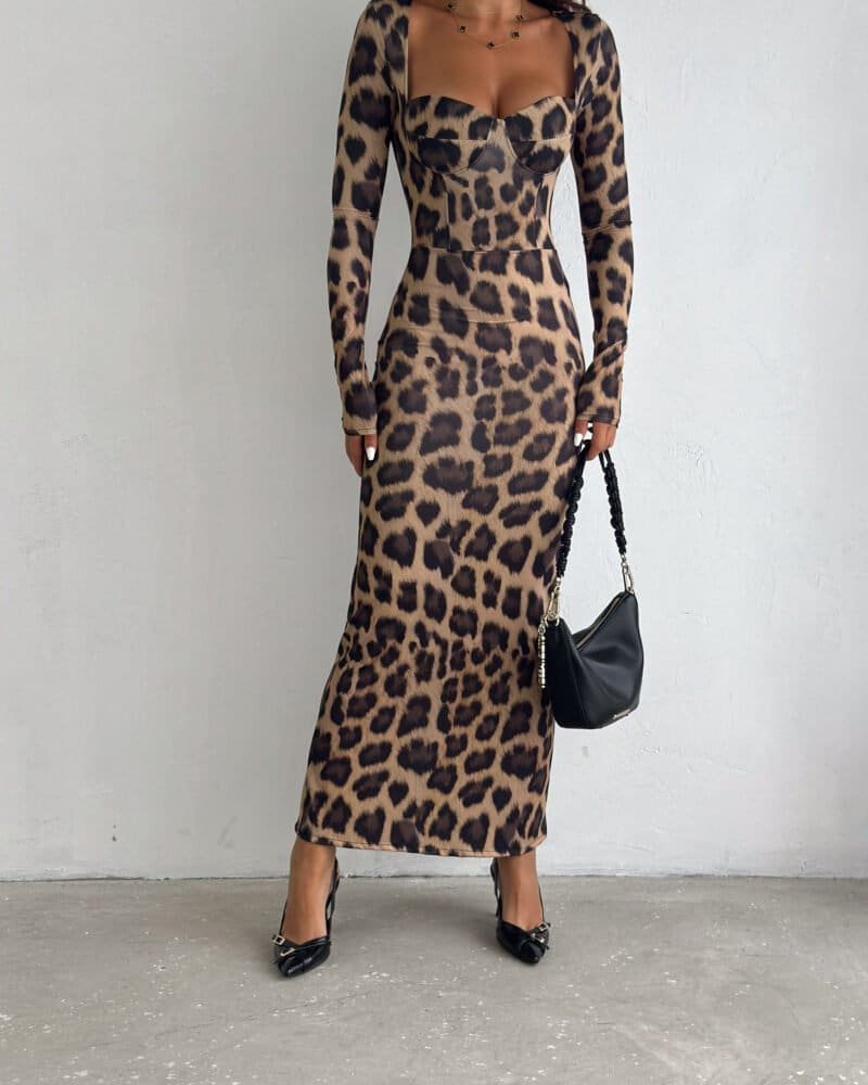 Leoperd Chic Dress