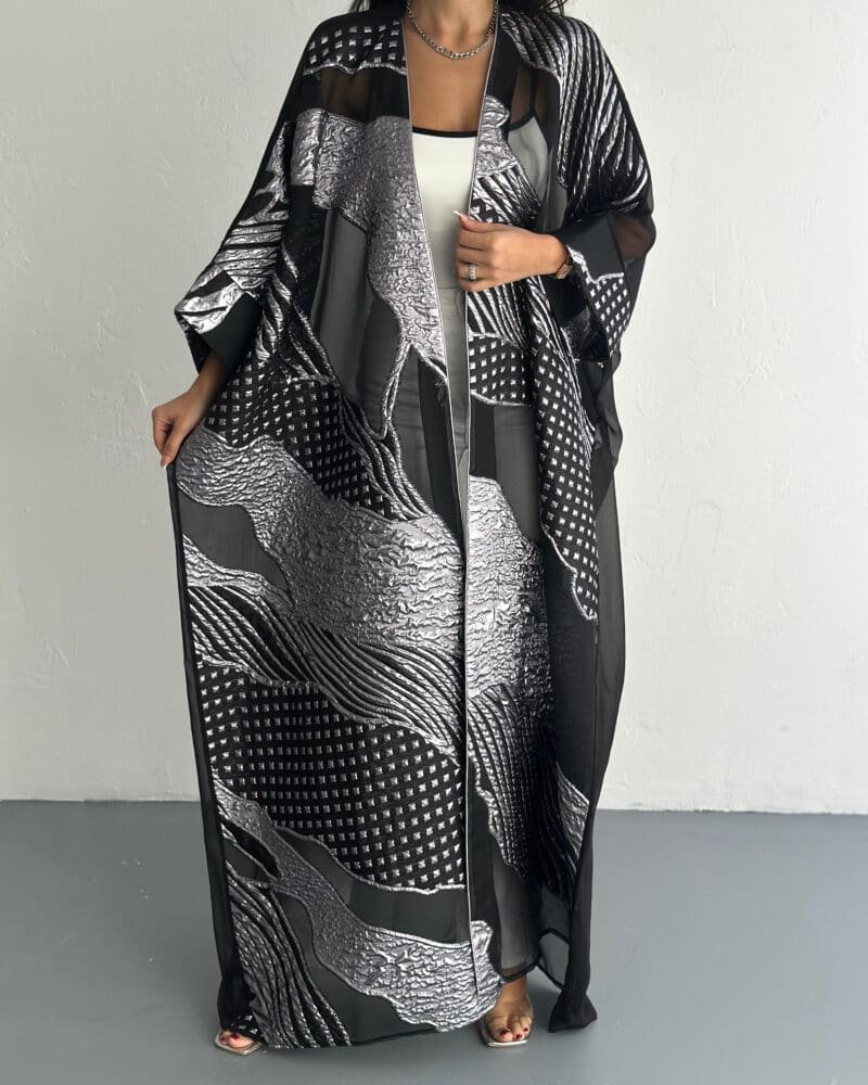 Silver Eclipse ABAYA