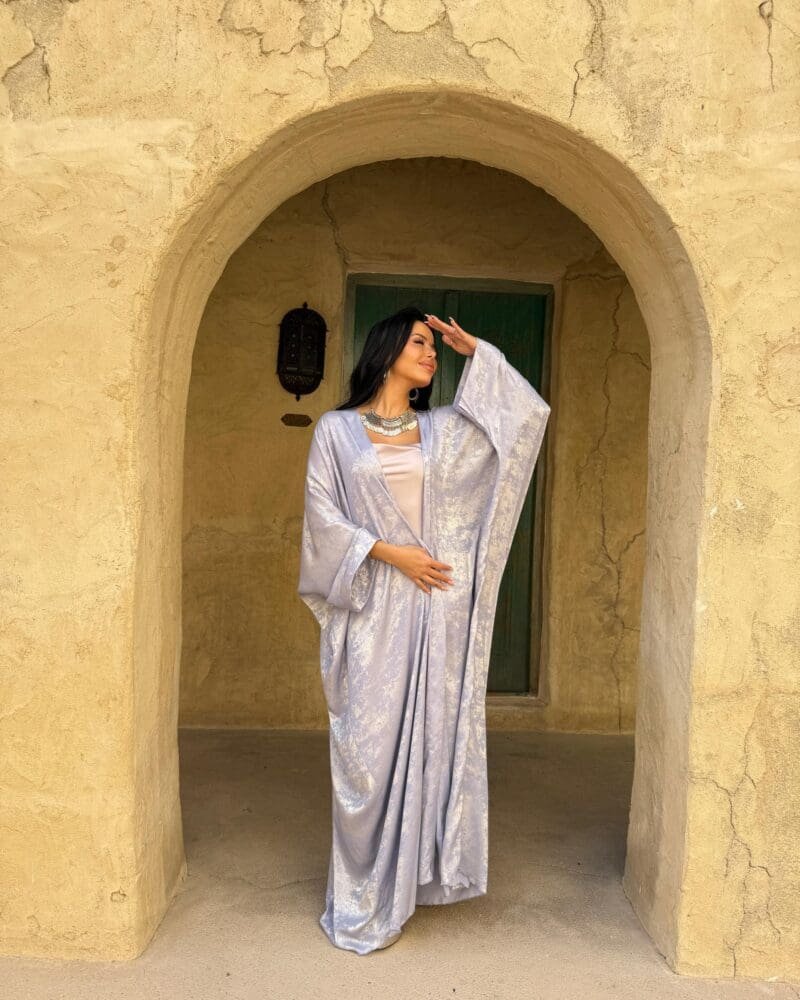 Lavender Diamond Abaya - Long Sleeves