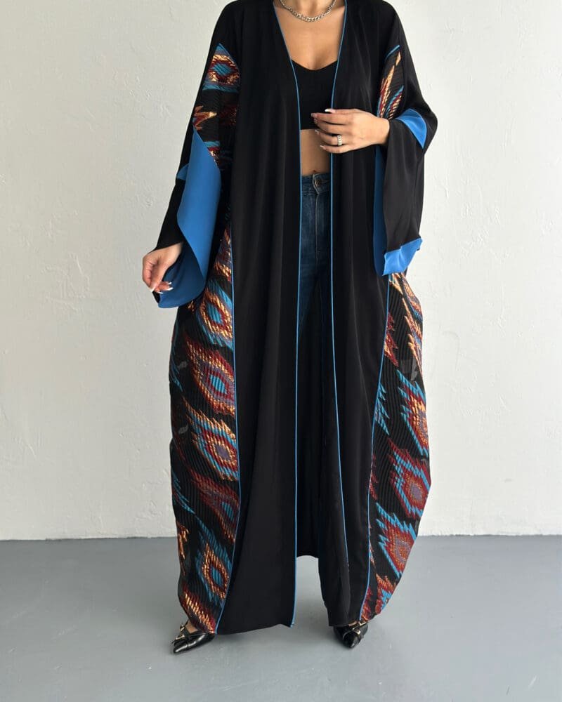 Blue Iris Abaya