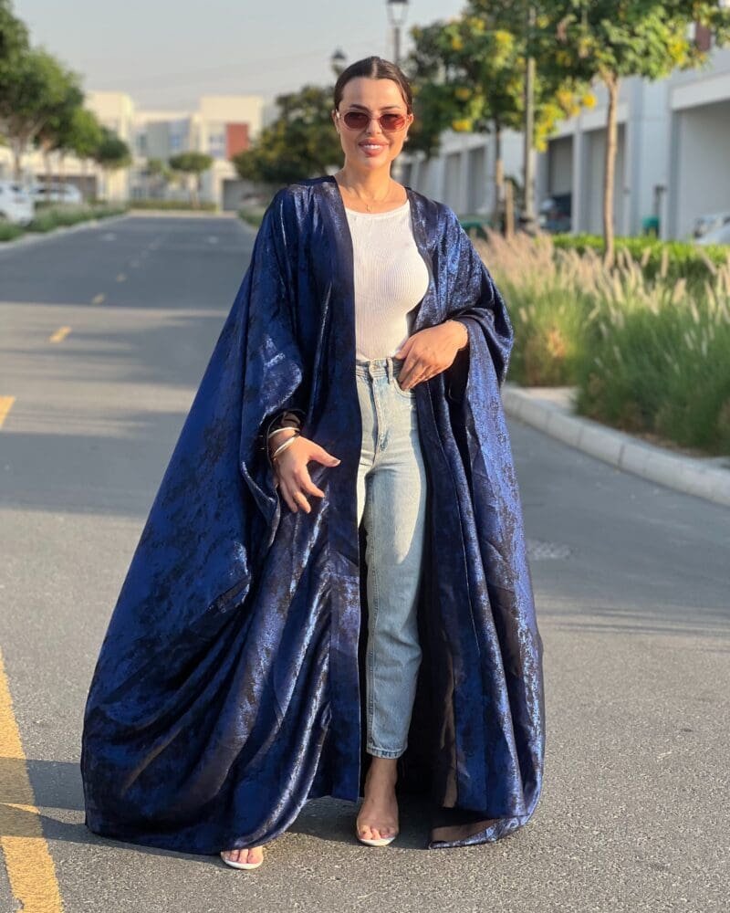 Navy Blue  DIAMOND ABAYA