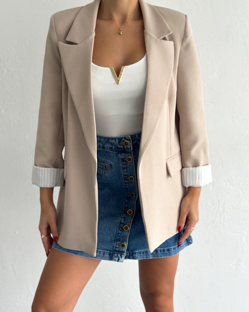 Elegance Crepe Blazer