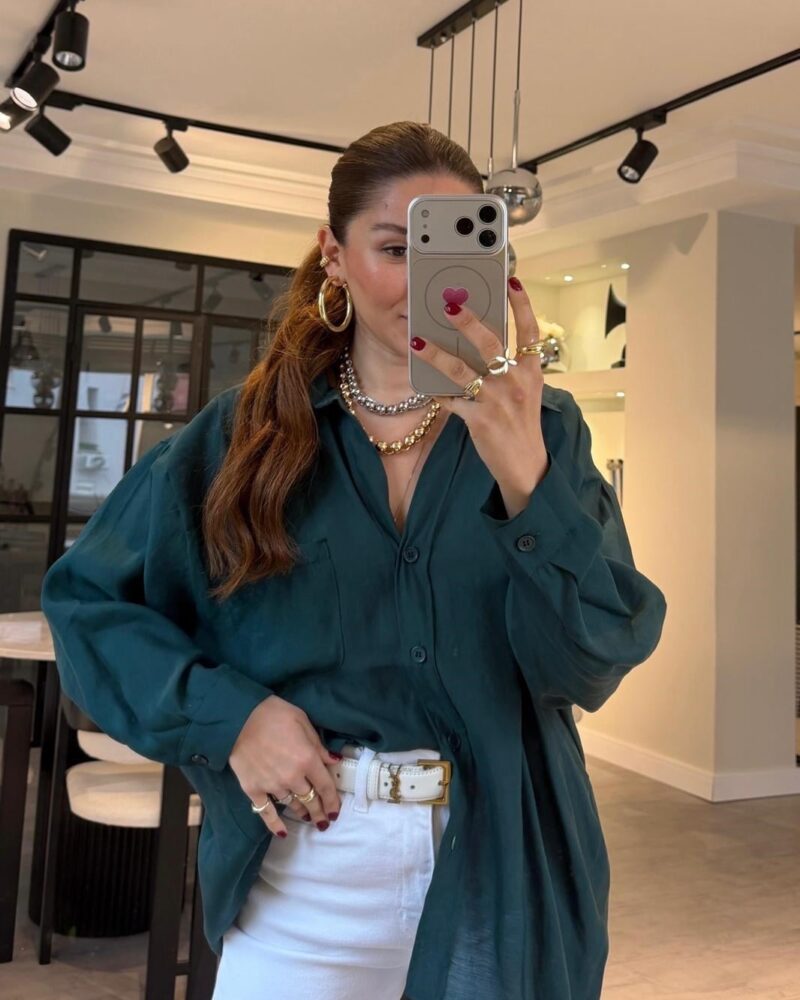 Forset Green Oversized Fabia