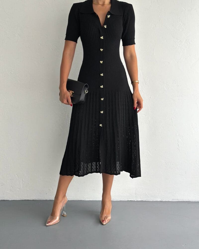 Siena Button-Down Knit Dress