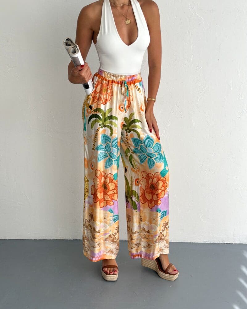 Tropical Eyes Wide Pants