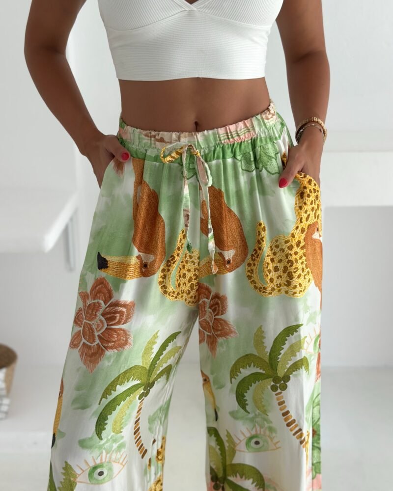 Tropical Eyes Wide Pants