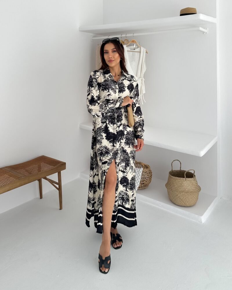 Toscana Black & White Dress