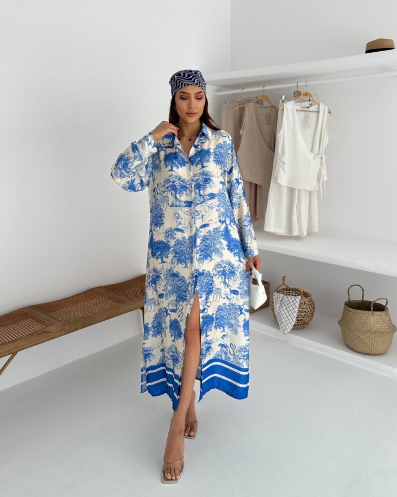 Capri Blue Jungle Dress