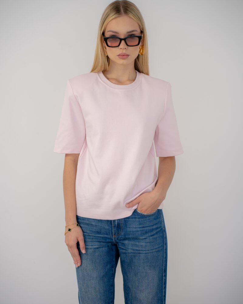 Rose Shoulder Pad Tee