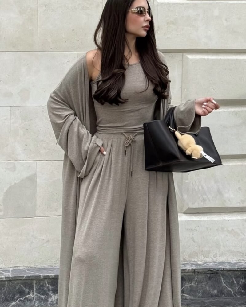 The  Soft trio set – Premium Soft Cotton petroleum