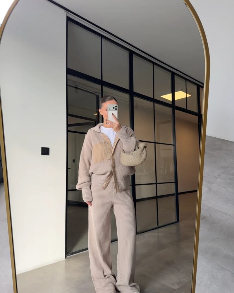 Everyday Knit Set Oatmeal Beige