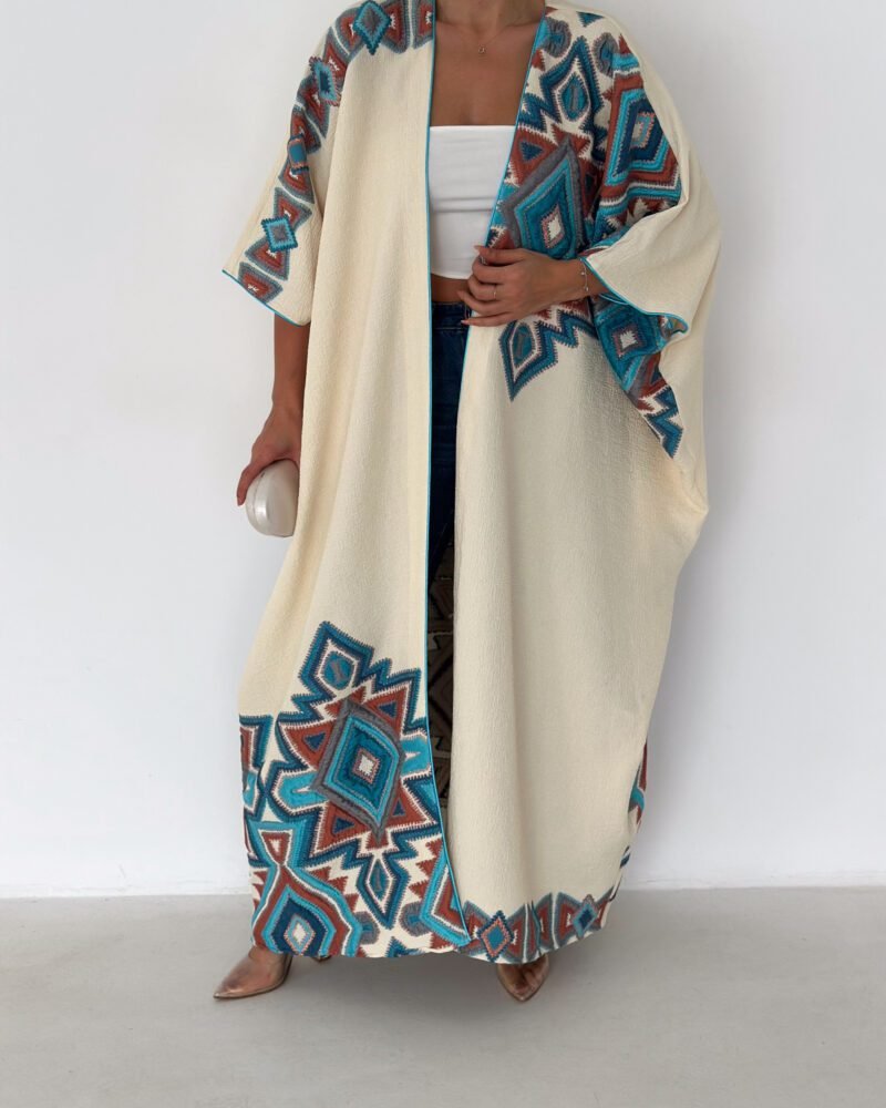 Desert Azure Abaya