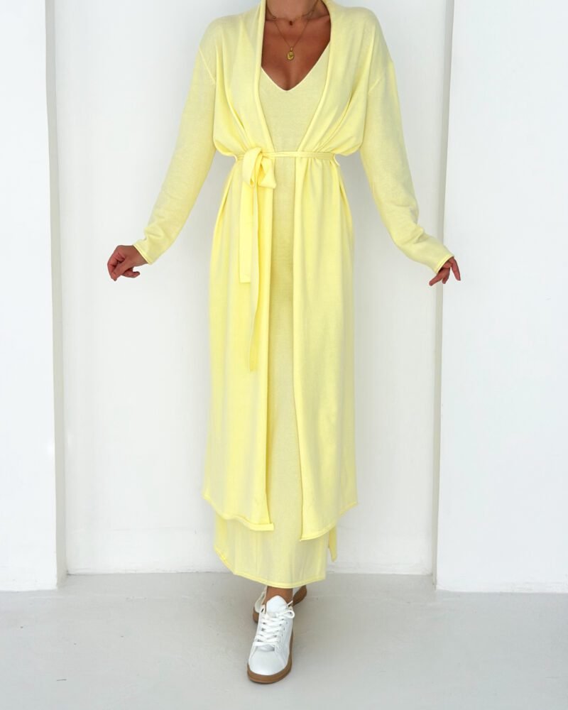Cashmere Whisper Set- Butter Yellow