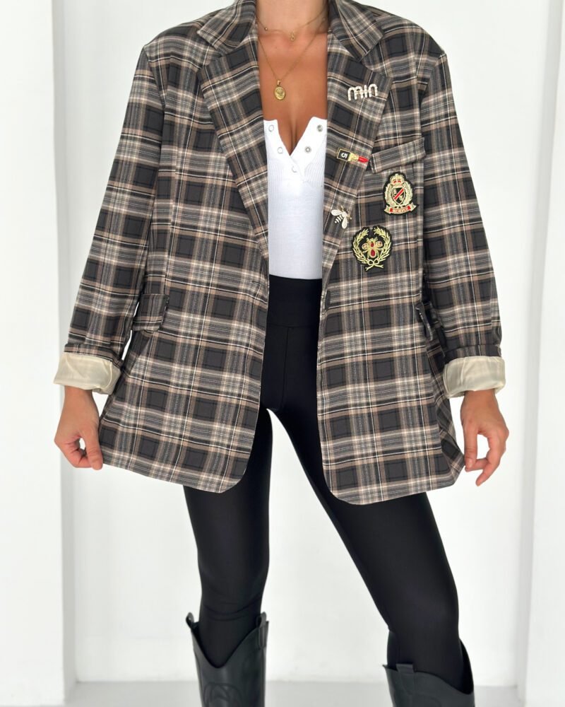 Heritage Plaid Statement Blazer