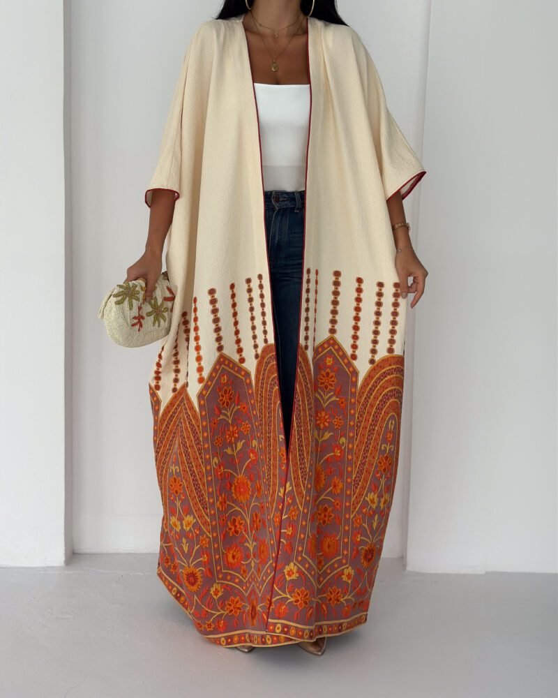 Desert Mosaic Kimono Abaya