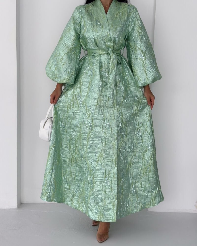 ICE Green Glow Abaya
