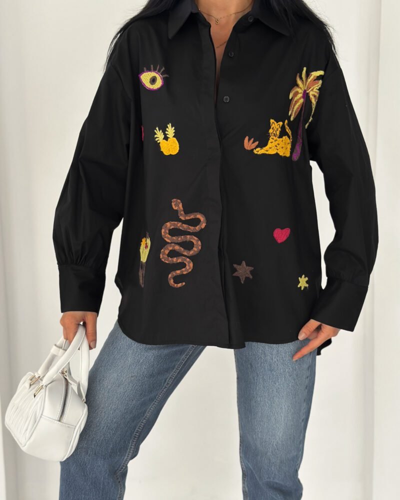 Sun & Moon Refuel Shirt-Black