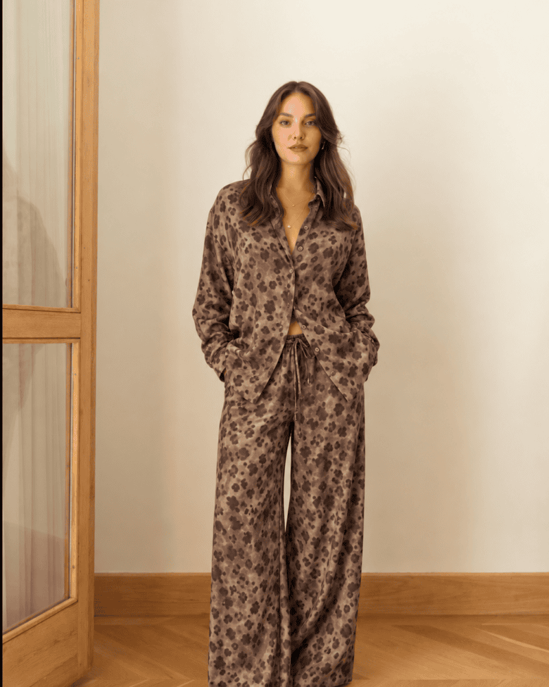 Sahara Satin Print Set